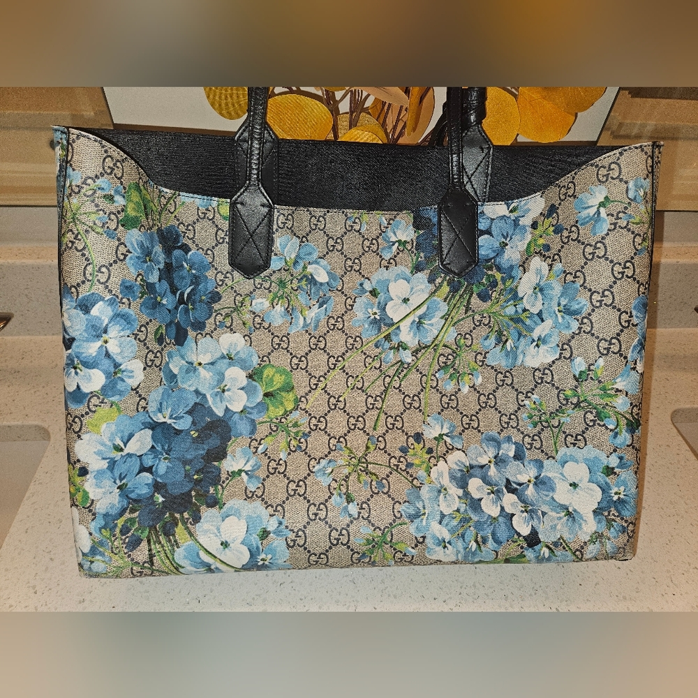 100% Authentic Gucci Bloom Blue Tote